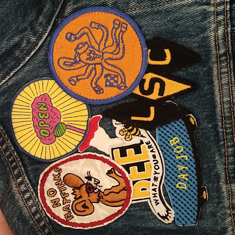 Levi's Patchwork Unisex Jacket Over Sized - image 5